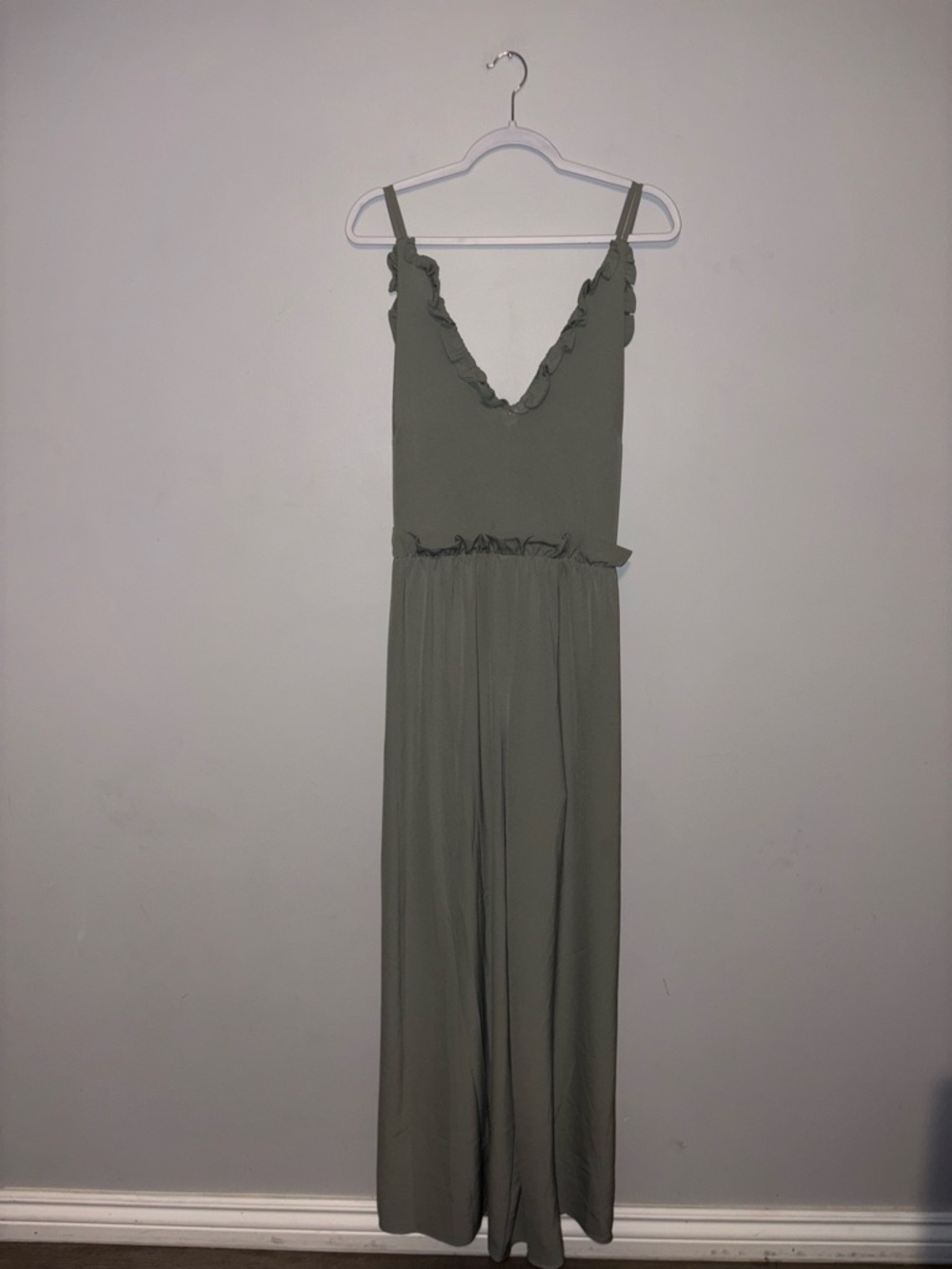 ASOS ~ Green Criss Back Jumpsuit